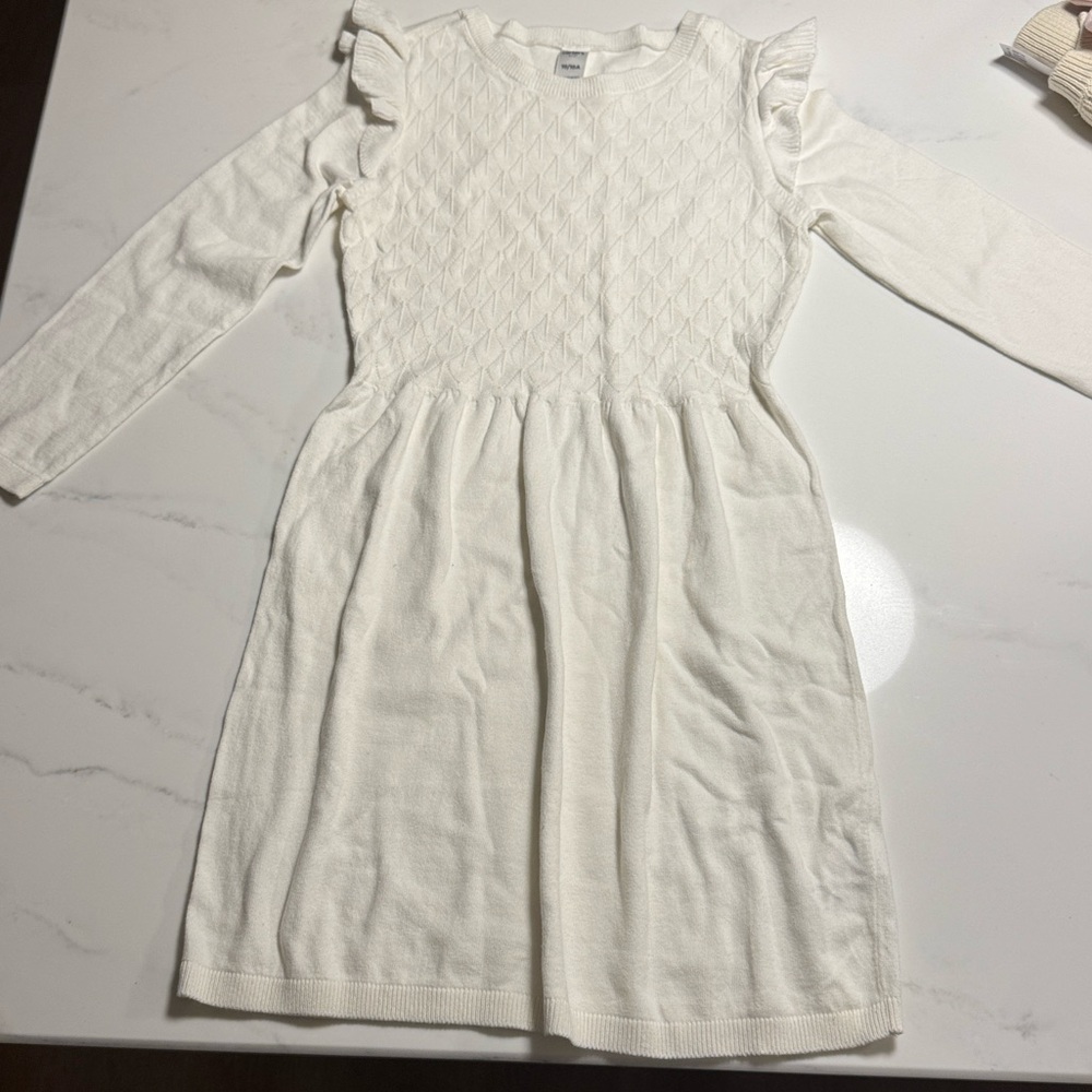Carter's White Textured Knit Sweater